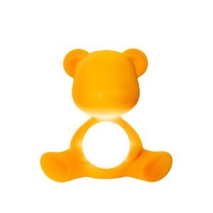 Teddy Girl Lamp Velvet Finish with Rechargeable Led